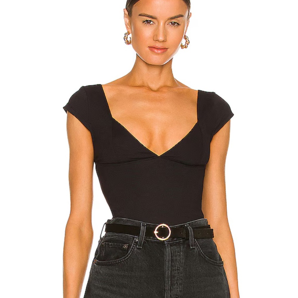 Free People Duo Corset Cami in Black